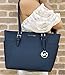 Michael Kors Women's Charlotte Carry Bag, Navy, Large