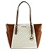 Michael Kors Charlotte Large Top Zip Tote, Vanilla