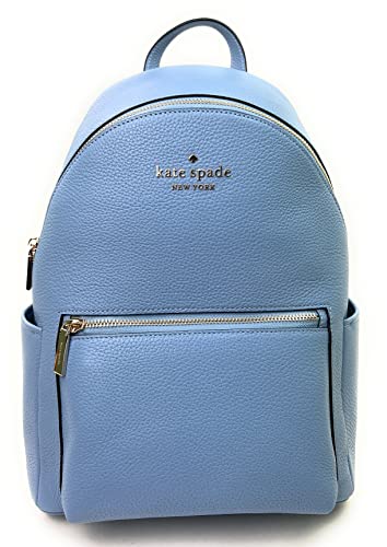 Kate Spade New York Liela Pebbled Leather Medium Dome Backpack (Dusty Blue), Dusty Blue, M, Backpack