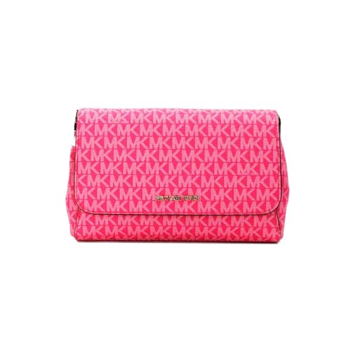 Michael Kors Medium Logo Convertible Crossbody Bag (Electric Pink), Electric Pink, M