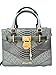 Michael Kors Hamilton Small Satchel, Black Multi, Small