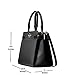 Kate Spade Staci Medium Satchel Crossgrain Leather Black