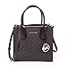 Michael Kors MERCER MEDIUM MESSENGER CROSSBODY SATCHEL BAG BLACK SIGNATURE