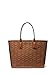 Michael Kors Jodie Small Jacquard Logo Recycled Polyester Tote Handbag Luggage Women's Brown, Luggage, One Size