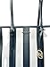 Michael Michael Kors Large Tote Black Stripe, Black and White