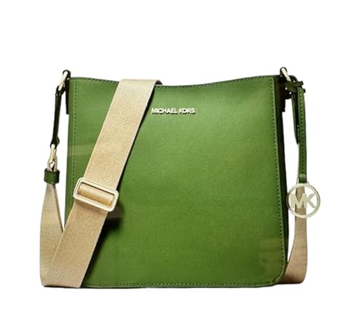 Michael Kors Small Leather Crossbody Bag, Ferngreen