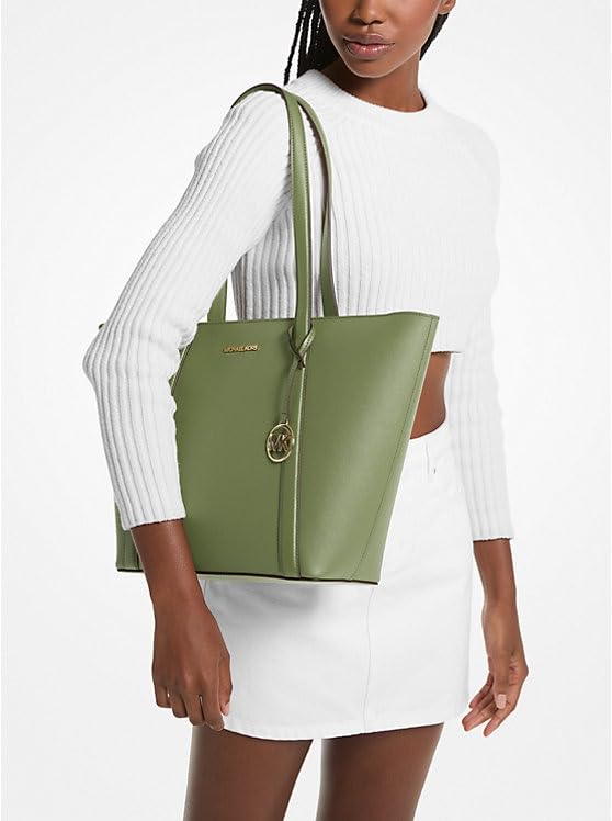 Michael Kors Pratt Large Tote Shoulder Bag, Light Sage