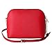 Michael Kors Jet Set Travel Medium Dome Crossbody Bag Saffiano Leather, Bright Red