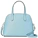 kate spade new york Women's Schuyler Saffiano Leather Medium Dome Satchel Bag, Smoky Blue