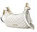 Michael Kors Cora Medium Signature PVC Zip Pouchette Crossbody Bag Light Cream, Lt Cream Multi, Medium