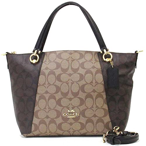 Coach Women's Kacey Satchel Crossbody (IM/Khaki/Multi), Khaki, One Size