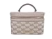 Michael Kors Jet Set Medium Powder Blush Jacquard Canvas Zip Trunk Crossbody Bag, Multicoloured, One Size