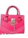 Michael Kors Hamilton Small Satchel, Electric Pink Multi, Small