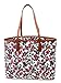 Tory Burch Kerrington Tote (Cream Red Blue Wallpaper Floral)