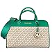 Michael Kors MK Jet Set Travel Medium Duffle Bag Satchel MK Signature, Palmetto Green, Satchel