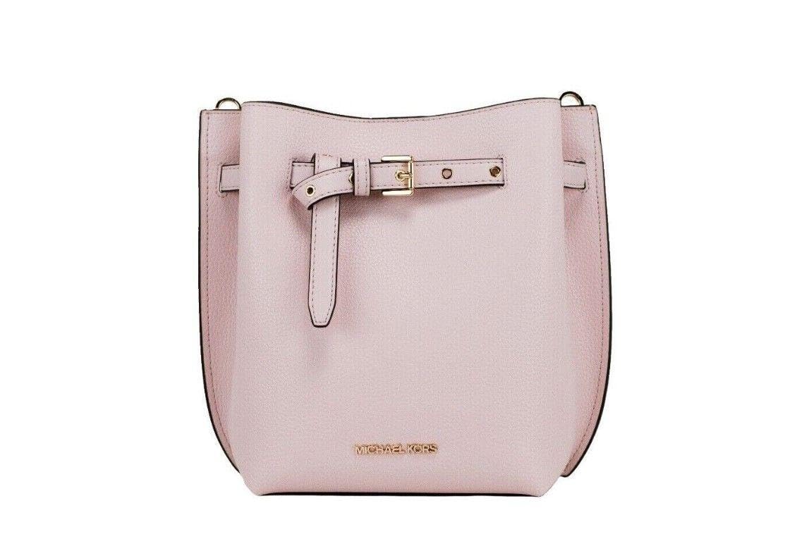 Michael Kors Emilia Small Drawstring Bucket Bag (Powder Blush)