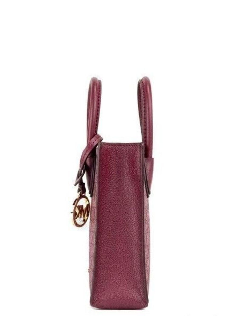 Michael Kors Mercer Extra-Small Pebbled Leather Crossbody Bag (Mulberry Multi)