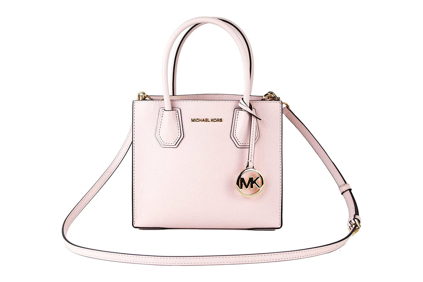 Michael Kors Mercer Medium Messenger Small Satchel Powder Blush Pink