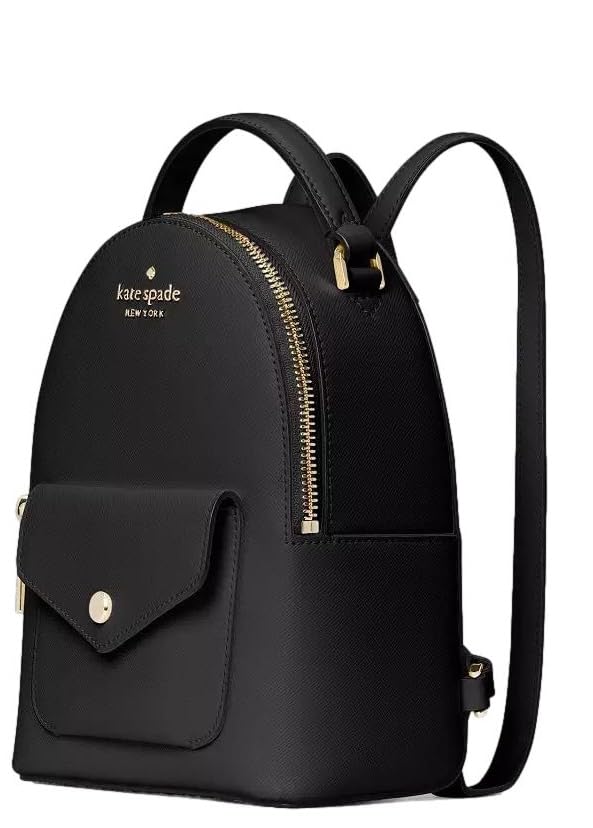 kate spade new york Women's Schuyler Saffiano Leather Mini Backpack, Black