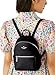 Kate Spade New York Women's Leila Pebbled Leather Mini Dome Backpack Bag, Black, Modern