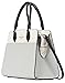 Kate Spade New York Madison Medium Satchel Saffiano Leather Handbag, Platinum Grey