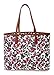 Tory Burch Kerrington Tote (Cream Red Blue Wallpaper Floral)