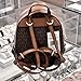 Michael Kors Jaycee XS Mini Convertible Backpack MK Signature Crossbody, Brown, Mini, Convertible Backpack