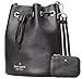 Kate Spade New York Women's Rosie Pebbled Leather Large Bucket Bag, Black