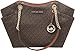 Michael Kors Jet Set Travel, White, Brown/Signature, L