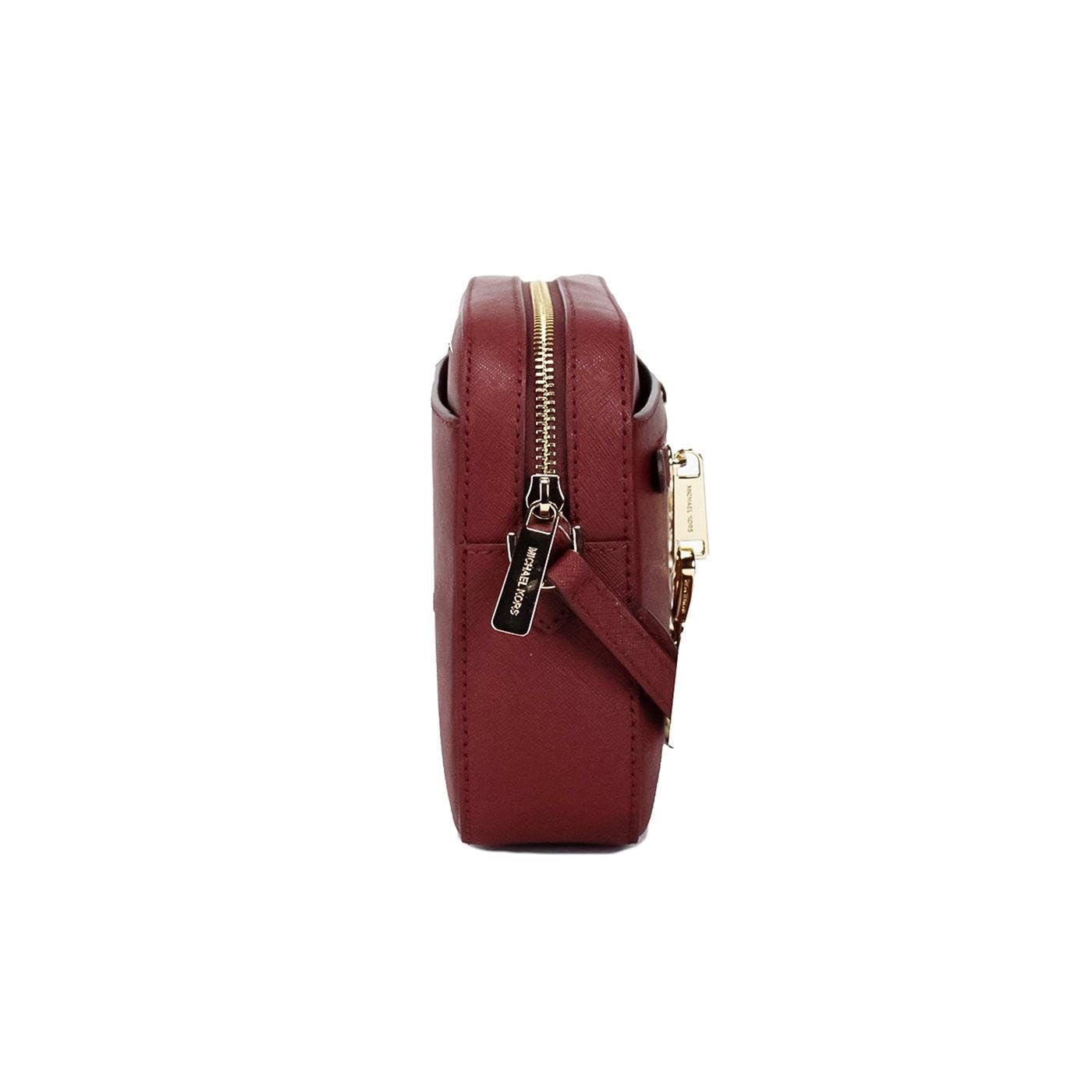 Michael Kors Small Phone Crossbody, Dark Cherry, Large