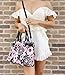 Kate Spade Staci Medium Dahlia Floral Printed Leather Crossbody Satchel Pink, Pink