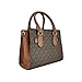 Michael Kors Hamilton XS Mini Satchel Shoulder Crossbody Bag 194900886618 BROWN 35H1GHMS0B, Brown Signature