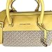 Michael Kors MK Jet Set Travel Medium Duffle Bag Satchel MK Signature, Daffodil Yellow, Satchel