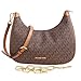 Michael Kors Cora Large Zip Pouchette Chain Shoulder Crossbody Bag Brown, Brown, Medium, 35R3GM9M1L