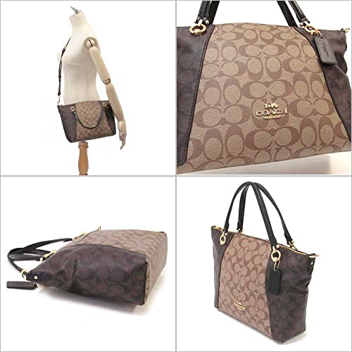 Coach Women's Kacey Satchel Crossbody (IM/Khaki/Multi), Khaki, One Size