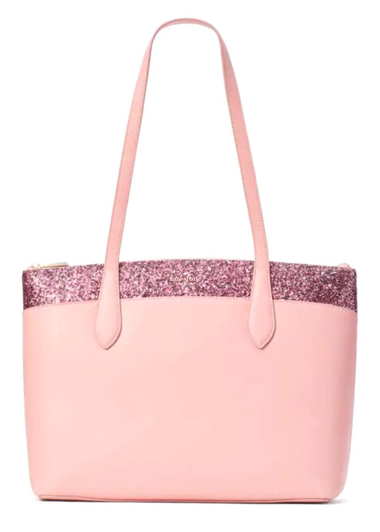 Kate Spade Flash Glitter Tote Pink, Pink, L