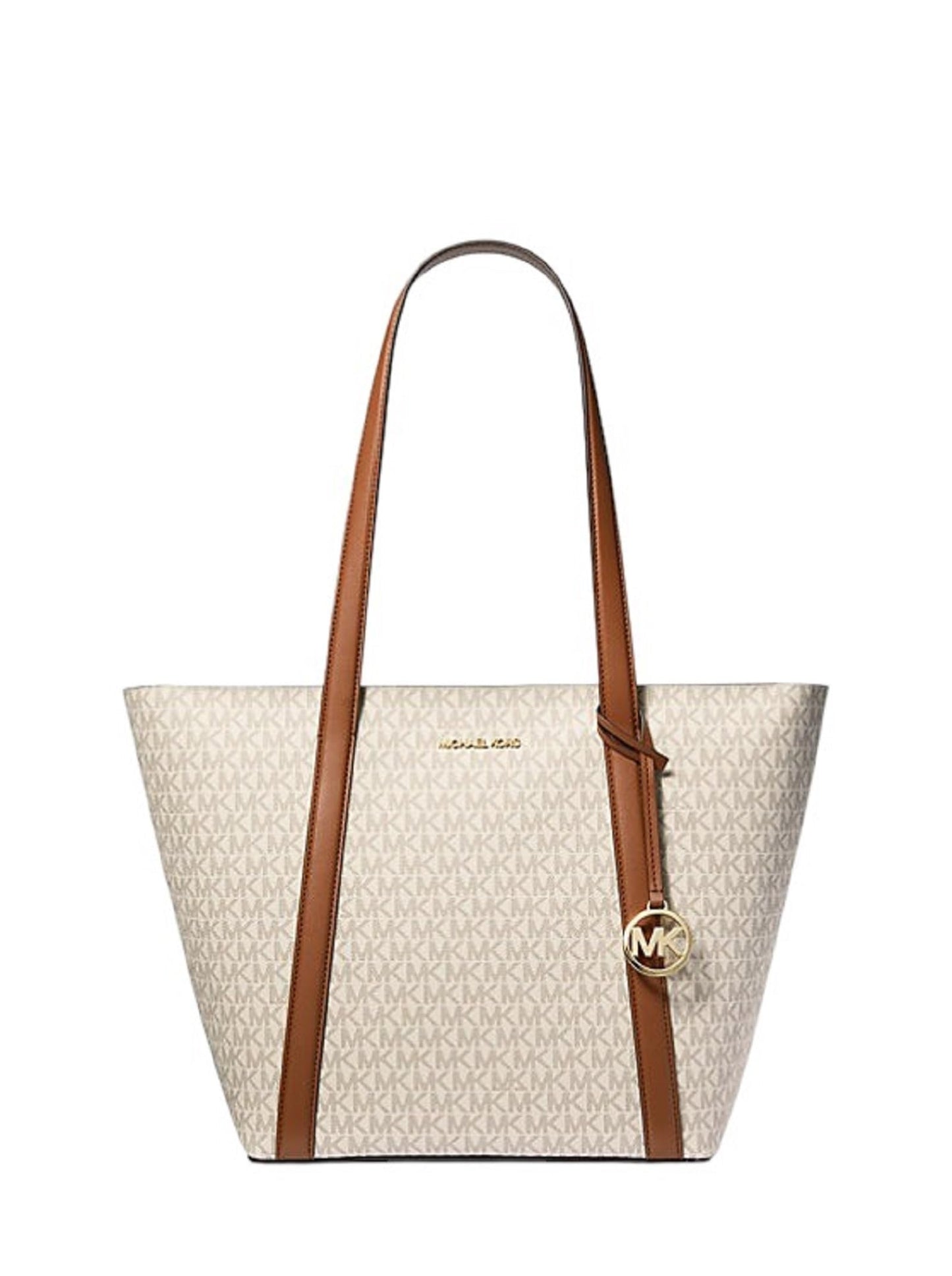 Michael Kors Pratt Large Tote Shoulder Bag, Vanilla