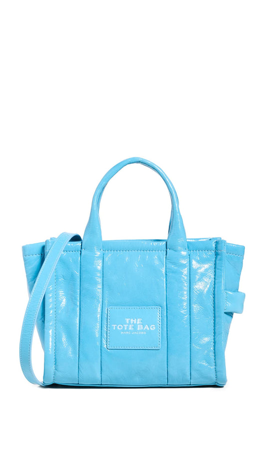 Marc Jacobs Women's Mini Crinkle Traveler Tote, Air Blue, One Size