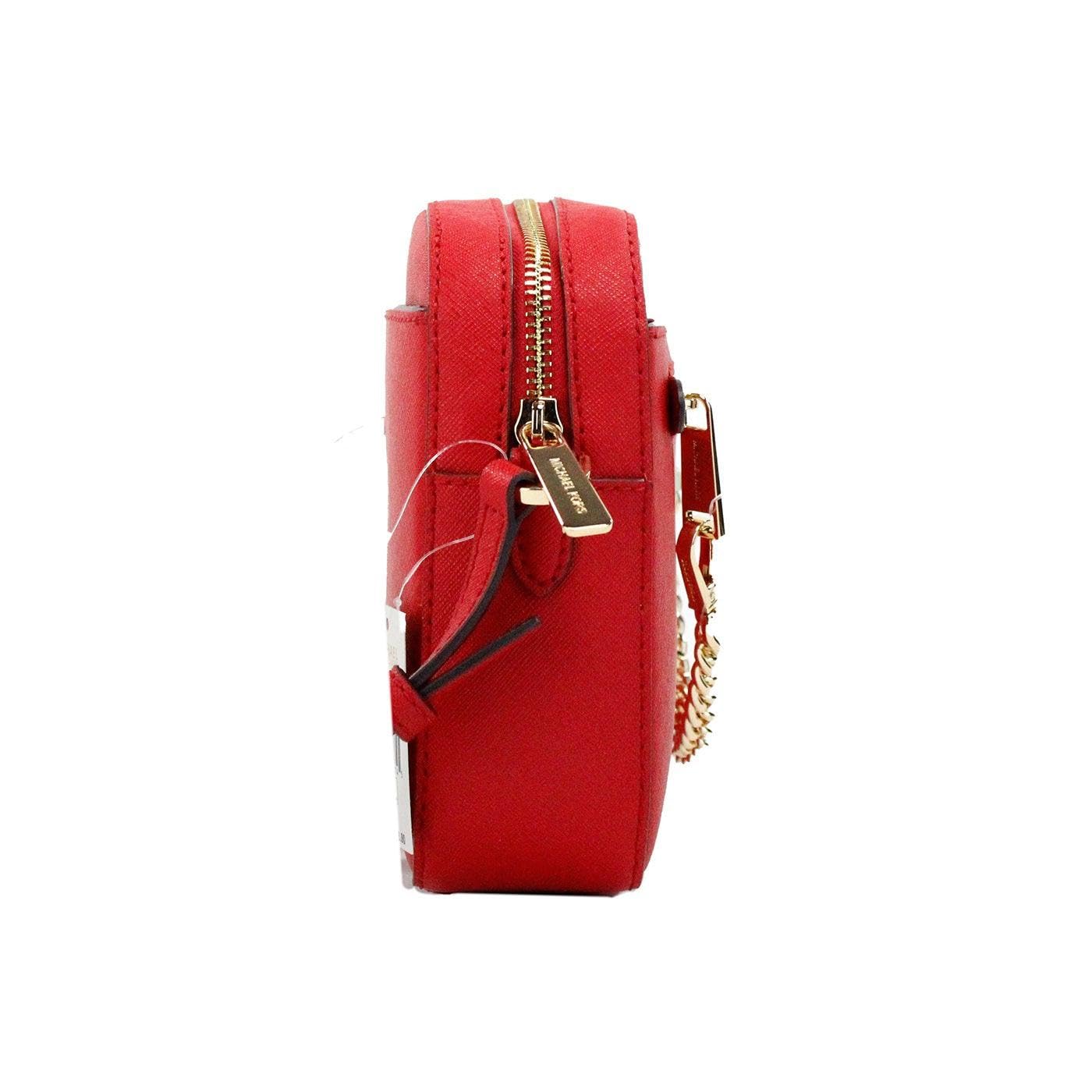 Michael Kors Jet Set Large Logo Crossbody, Bright Red, Large