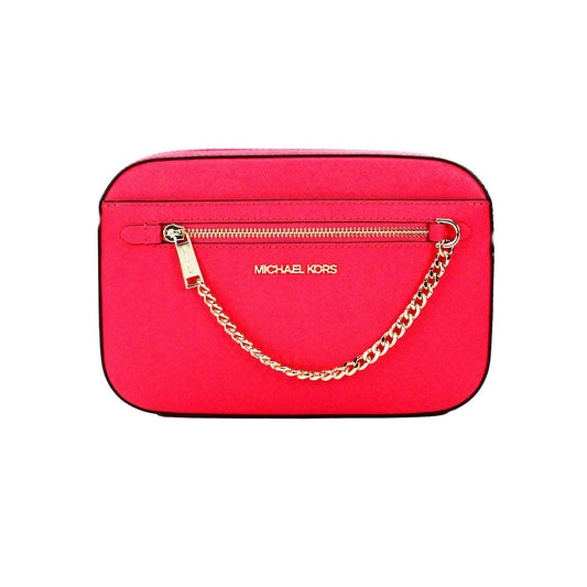 Michael Kors Jet Set Large Logo Crossbody, Electric Pink, Large