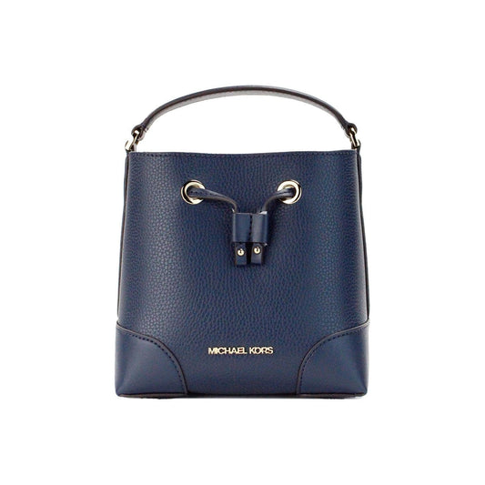 Michael Kors XS Suri Mini Bucket Crossbody Drawstring Shoulder Bag 35F2GM9M1B PVC, Navy