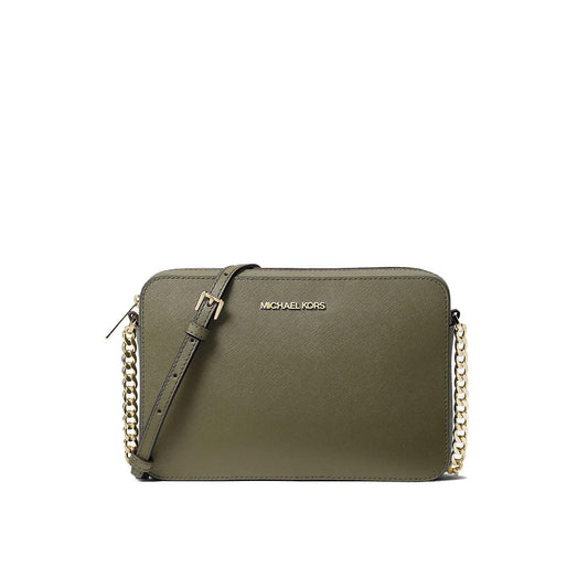 Michael Kors Women's Jet Set Item Lg Crossbody, Light Sage