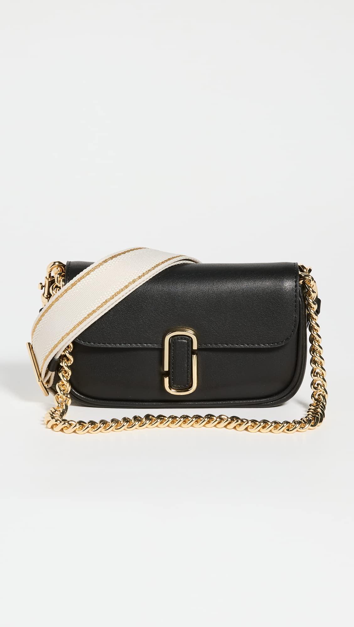 Marc Jacobs Women's The Mini Shoulder Bag, Black, One Size