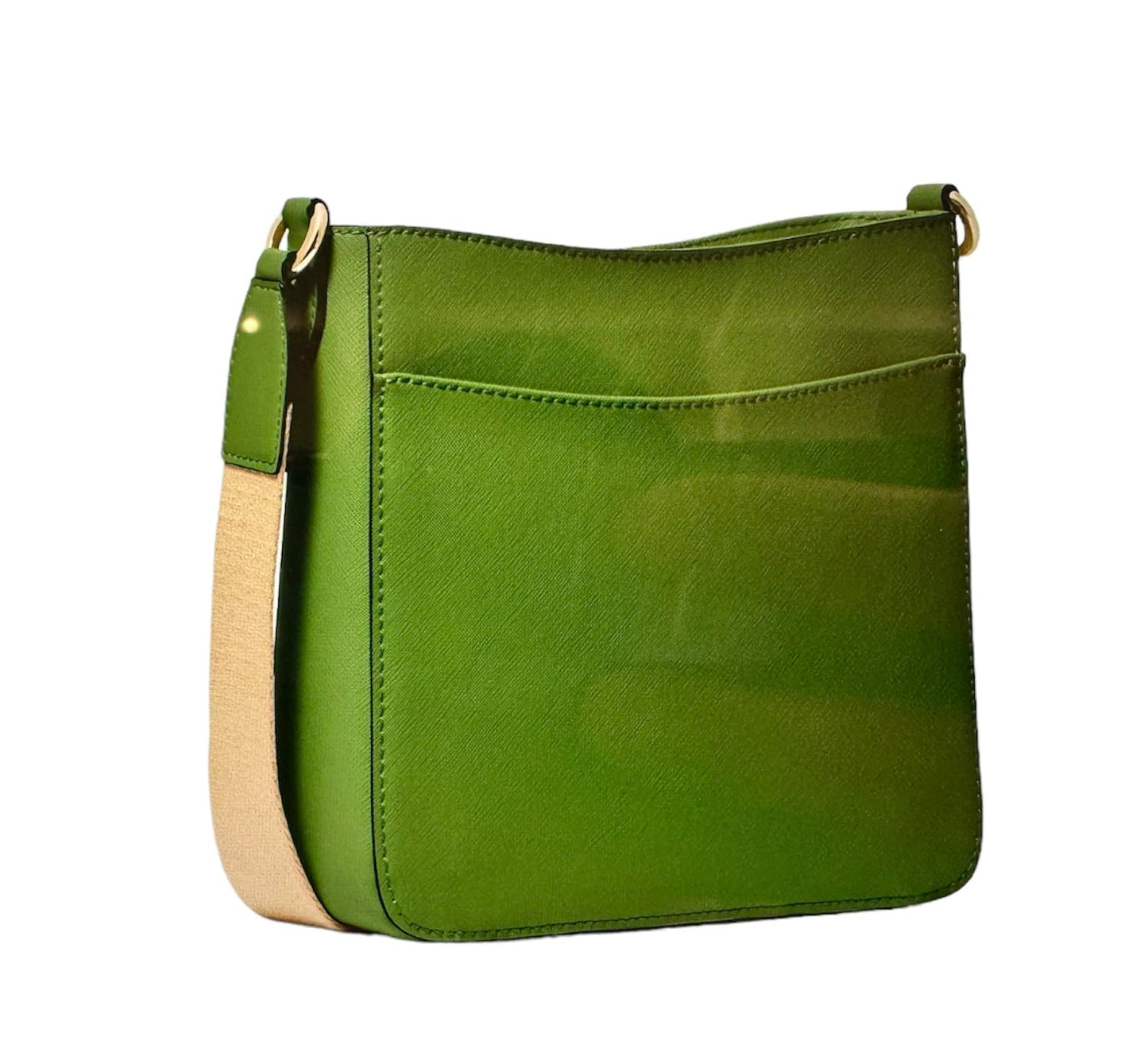 Michael Kors Small Leather Crossbody Bag, Ferngreen