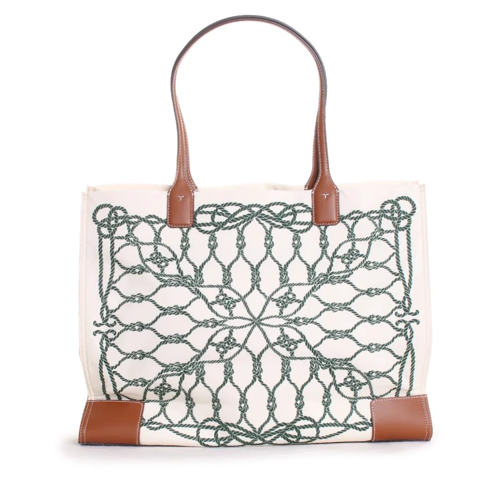 Tory Burch Ella Printed Tote, Ivory, Ivory