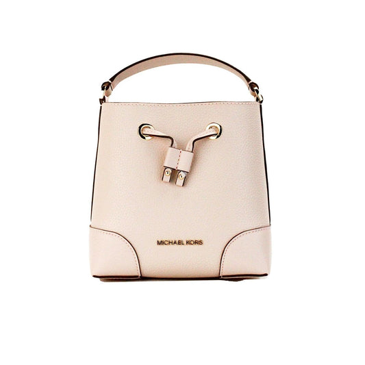 Michael Kors XS Suri Mini Bucket Crossbody Drawstring Shoulder Bag 35F2GM9M1B PVC, Powder Blush