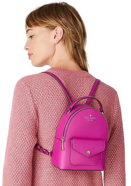 kate spade new york Women's Schuyler Saffiano Leather Mini Backpack, Baja Rose