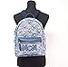 MCM Vintage Jacquard Small Backpack Blue One Size