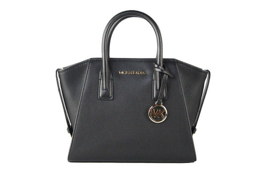 michael michael kors Avril Small Logo Top-Zip Satchel - Black