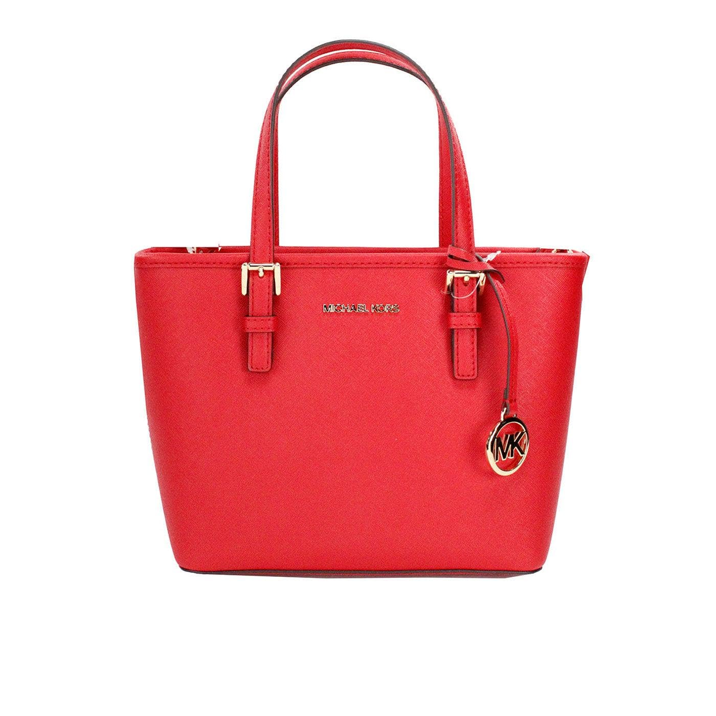 Michael Kors Carry All, Sapphire, Bright Red, XS